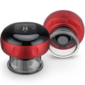 Portable Electric Cupping Massager with Red Light (2 Cups)