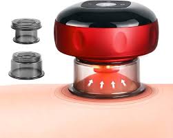 Portable Electric Cupping Massager with Red Light (2 Cups)