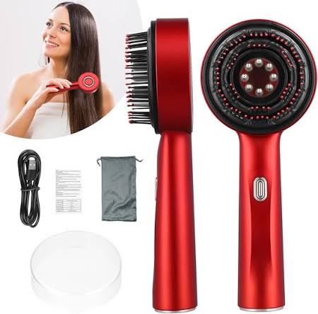 Hair Oiling Red Light Scalp Massager (One Set)